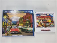 2 Automotive Themed Puzzles, 1000pc & 750pc