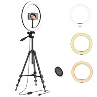 12.2" Ring Light with 54'' Extendable Tripod Stand