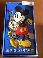 Vtg Ingersoll, Mickey Mouse wrist watch as is