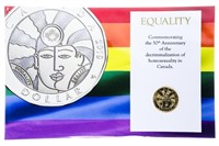 Canada  - EQUALITY One Dollar Coin Display1