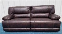 Genuine Leather Electric Dual Recliner Couch