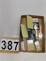 Flat of Paint Brushes