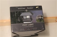 New sterno home post light