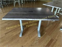 SET OF THREE Outdoor Table 31x47