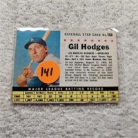 1961 Post Cereal Gil Hodges