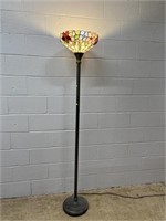 Modern Slag Glass Floor Lamp