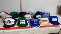 16 Baseball Caps / Hats Vintage