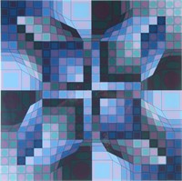 Vasarely Limited Edition Serigraph