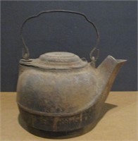 Antique Iron Tea Kettle #8
