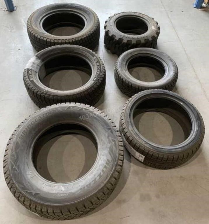 Lot of 6 Michelin/Bridgestone/Etc Tires - NEW