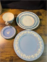 WEDGEWOOD PLATES - BLUE AND WHITE