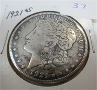 1921-S Morgan silver dollar