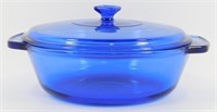 * Vintage Anchor Hocking Cobalt Blue 2 Quart