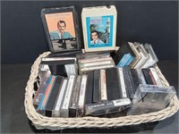 Cassette Tapes and 2- 8 Tracks