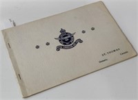 WW2 Military R.C.A.F. St. Thomas Ontario Booklet