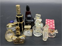 Assortment of Perfumes, most empty