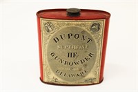 Dupont gun powder tin