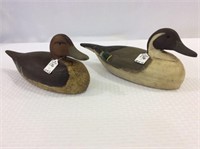 Lot of 2 Pintails-Hen & Drake-Unknown Carvers