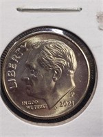 2021 Roosevelt dime