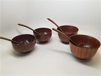 Japanese Wooden Bowls and Spoons