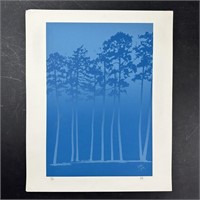 Kristine Nason "Trees in Blue" Limited Edition Pri