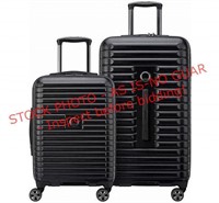 2-piece Delsey Paris hardside luggage set-black