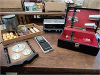 Zenith Clock Radio, Portable Bar, Barometer, ETC