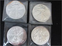 4 silver coins