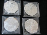 4 silver coins