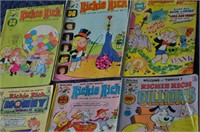 Lot of 6 Ritchie Rich Comic Books