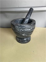 Marble Mortar and Pestle