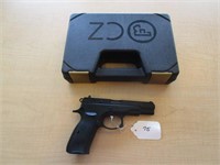 CZ 75B 9mm Luger cal Semiautomatic Pistol,