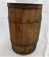 Vintage Small Wood Barrel