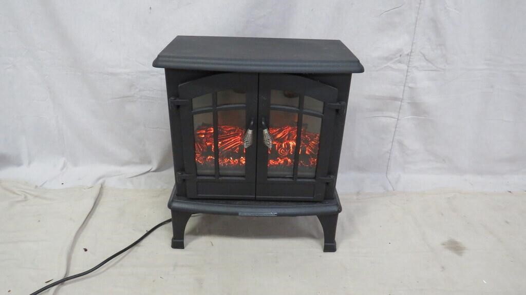 Electric Fireplace with Forced Air Heater