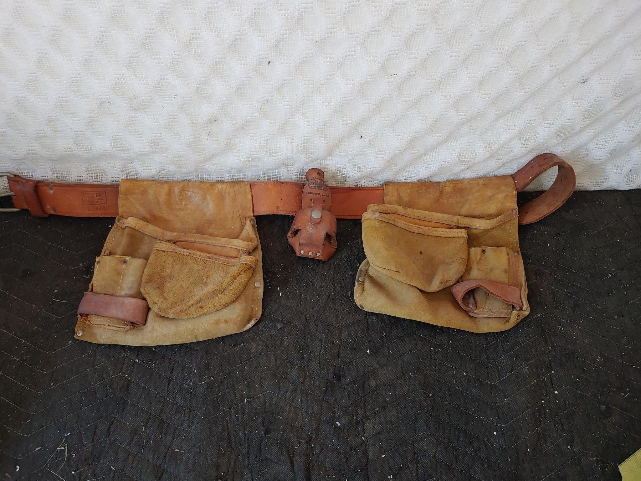 Goldblatt Leather Tool Belt, Made in KC