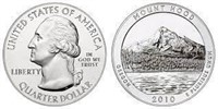 5 Ounce: 2010 US Mint ATB Mount Hood Silver Coin