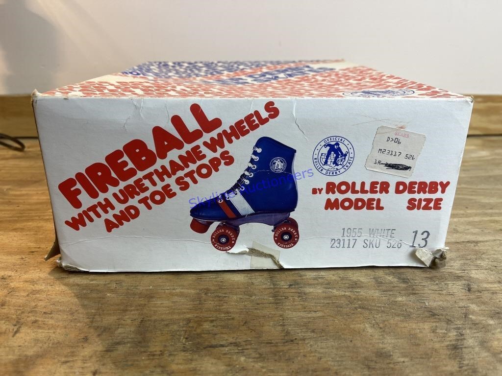 Vintage Fireball Roller Derby Skates