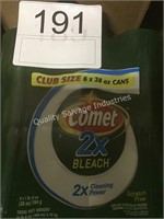 (24) CANS COMET BLEACH CLEANER