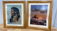 2 framed prints