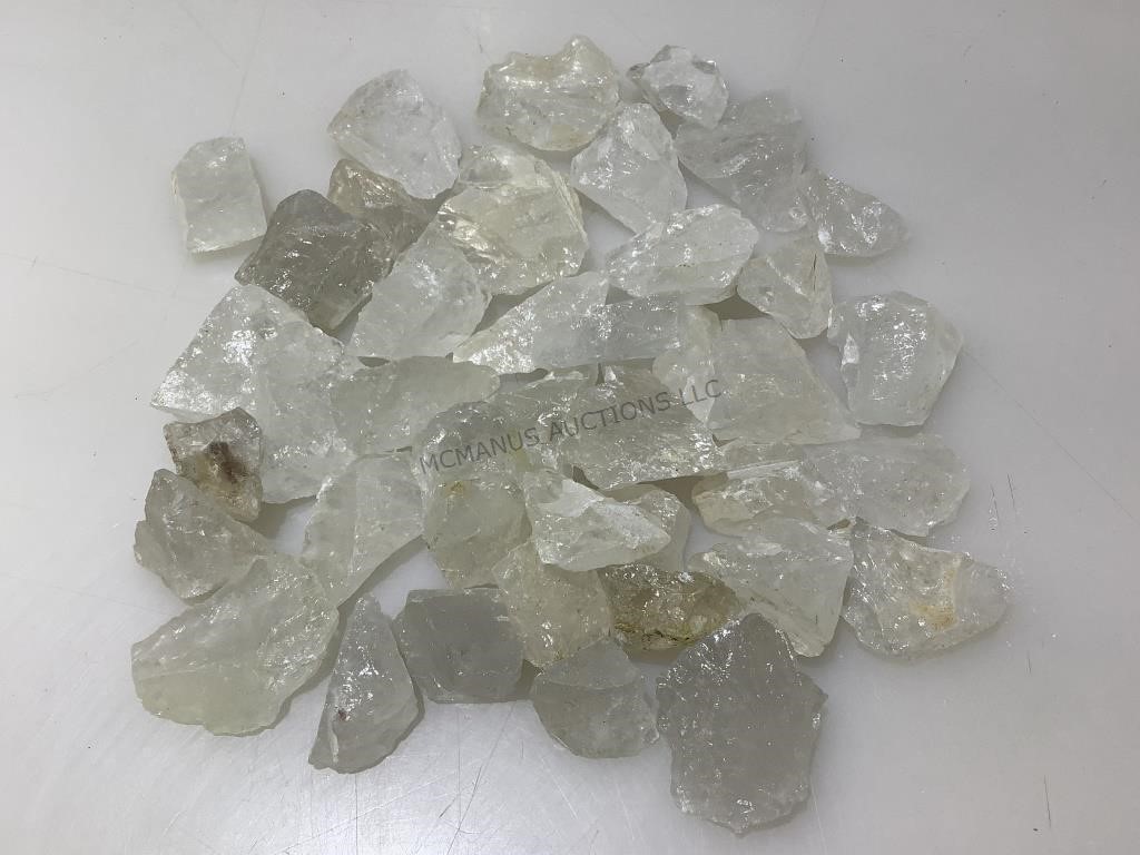 2lbs bagged quartz Crystal fragments.