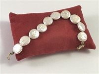Coin Pearl Bracelet