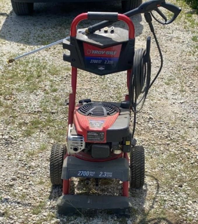 Troy-Bilt 2700 PSI Pressure Washer (Untested)