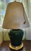 Green Ceramic Table Lamp