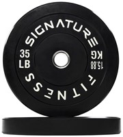 Signature Fitness 2" Olympic Bumper Plate Weight P