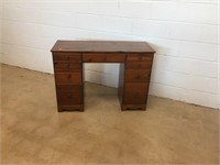 Pine Double Kneehole Desk