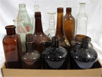 Tray Lot of Assorted Bottles