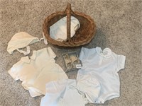 BABY CLOTHES, BASKET