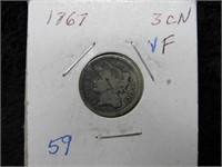 1867 Three Cent Nickel-