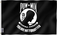 5 Anley Fly Breeze 3x5 Foot POW MIA Flags