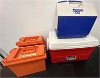 Nice Coolers & Storage Boxes See Photos for